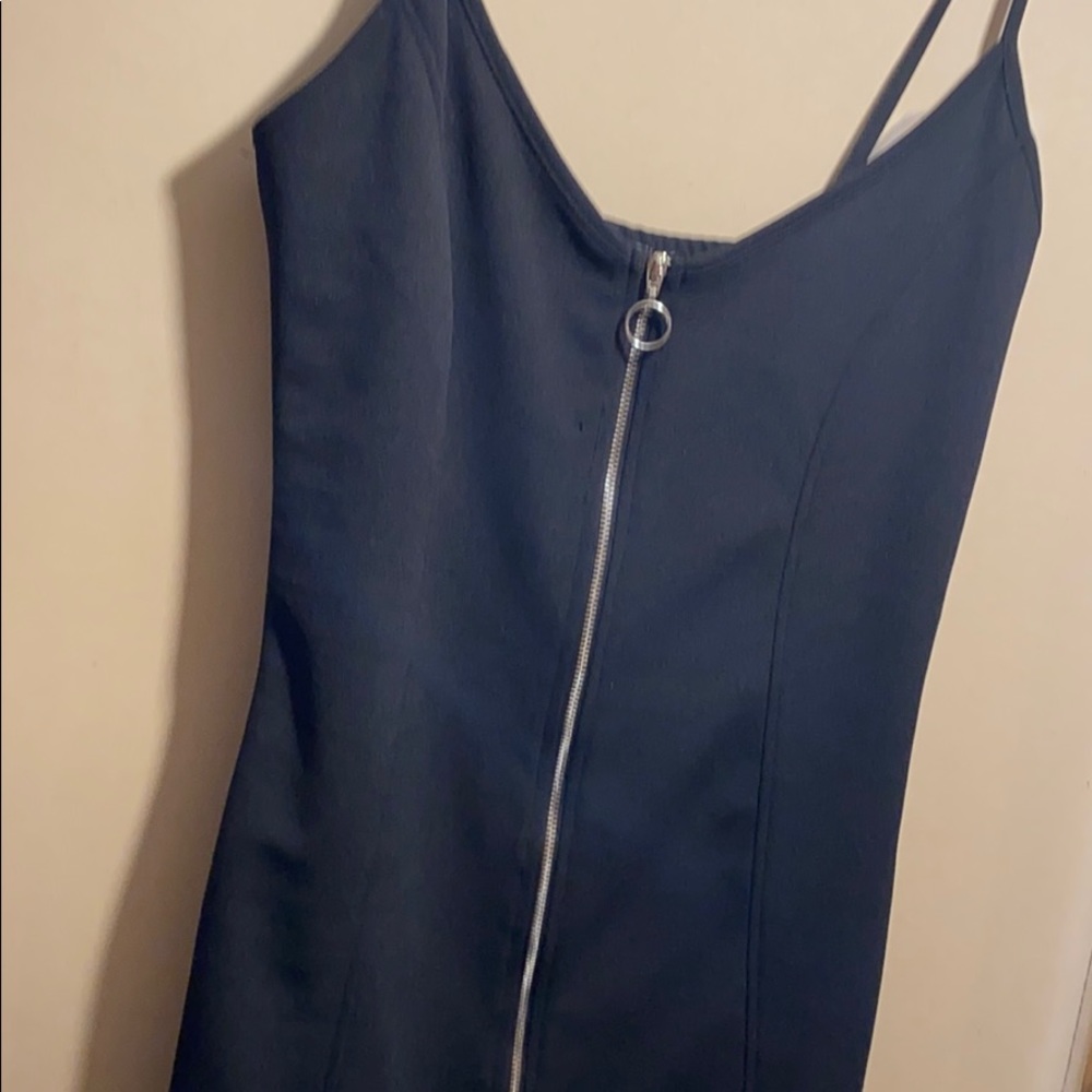 Black mini dress